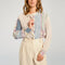 V DE VINSTER Udaipur Blouse in Multi Rose