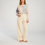 V DE VINSTER Udaipur Blouse in Multi Rose