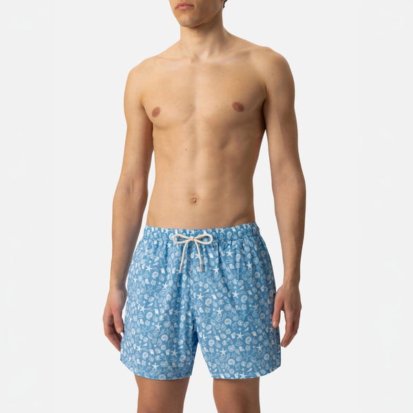 MC2 SAINT BARTH Lighting Micro Stretch Swimshorts in Water Shell
