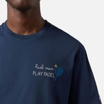 MC2 SAINT BARTH Portofino Real Man Padel T Shirt in Navy