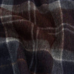 BARBOUR Braden Tartan Scarf in Midnight/Oak/Tartan