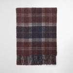 BARBOUR Dramside Reversible Scarf in Midnight/Oak/Tartan