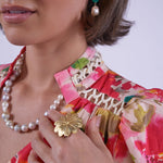 NEW DAY ORIGINALS Universe Cotton Poplin Dress in Summer Bouquet