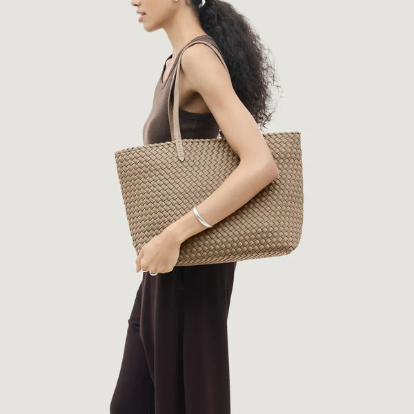 NAGHEDI Jet Setter Small Tote in Cashmere