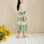 BONTE Vada Dress in Spring Greens