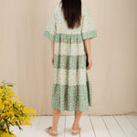 BONTE Vada Dress in Spring Greens