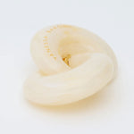 VANESSA BARONI Moon Earrings in Pearl Marble