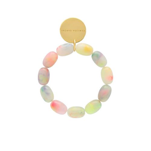 VANESSA BARONI Olive Flex Bracelet in Neon Rainbow