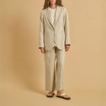 DIEGA Vepo Jacket in Metallic Ecru