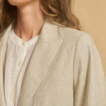 DIEGA Vepo Jacket in Metallic Ecru
