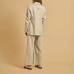 DIEGA Vepo Jacket in Metallic Ecru