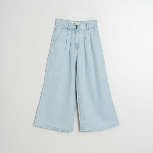 INDI & COLD Denim Effects Pants in Denim