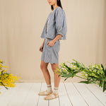 BONTE Vida Reversible Jacket in Navy/Lemon