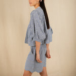 BONTE Vida Reversible Jacket in Navy/Lemon