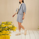BONTE Vida Reversible Jacket in Navy/Lemon