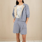 BONTE Vida Reversible Jacket in Navy/Lemon