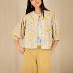 BONTE Vida Reversible Jacket in Navy/Lemon