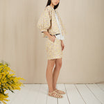 BONTE Vida Reversible Jacket in Navy/Lemon