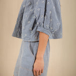 BONTE Vida Reversible Jacket in Navy/Lemon