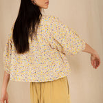 BONTE Vida Reversible Jacket in Navy/Lemon