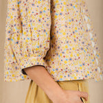 BONTE Vida Reversible Jacket in Navy/Lemon