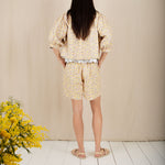 BONTE Vida Reversible Jacket in Navy/Lemon