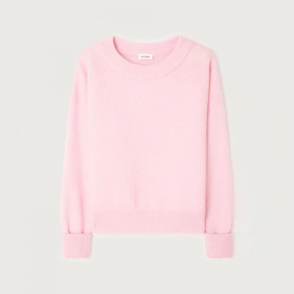 AMERICAN VINTAGE Vitow Alpaca Mix Jumper in Sugared Almond Melange