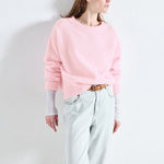 AMERICAN VINTAGE Vitow Alpaca Mix Jumper in Sugared Almond Melange
