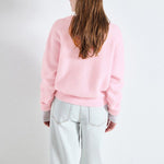 AMERICAN VINTAGE Vitow Alpaca Mix Jumper in Sugared Almond Melange
