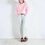 AMERICAN VINTAGE Vitow Alpaca Mix Jumper in Sugared Almond Melange