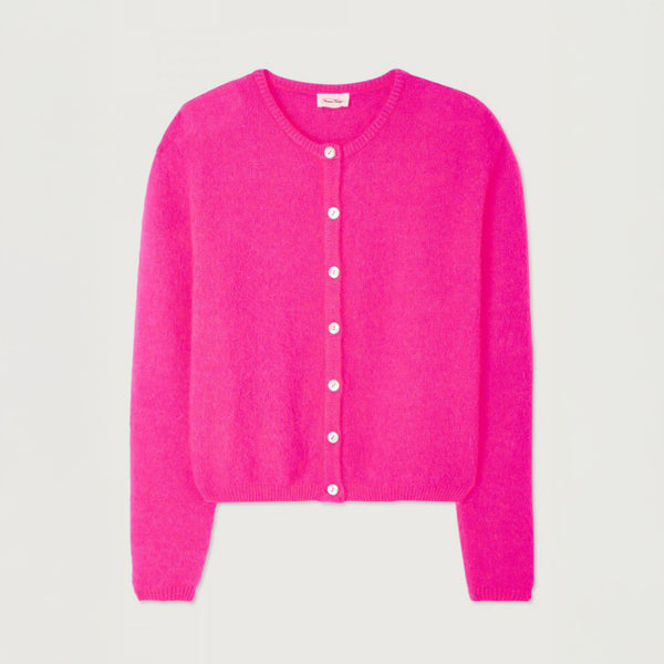 AMERICAN VINTAGE Vitow Cardigan in Rose/Fluo