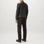 BELSTAFF V Racer Leather Jacket in Black