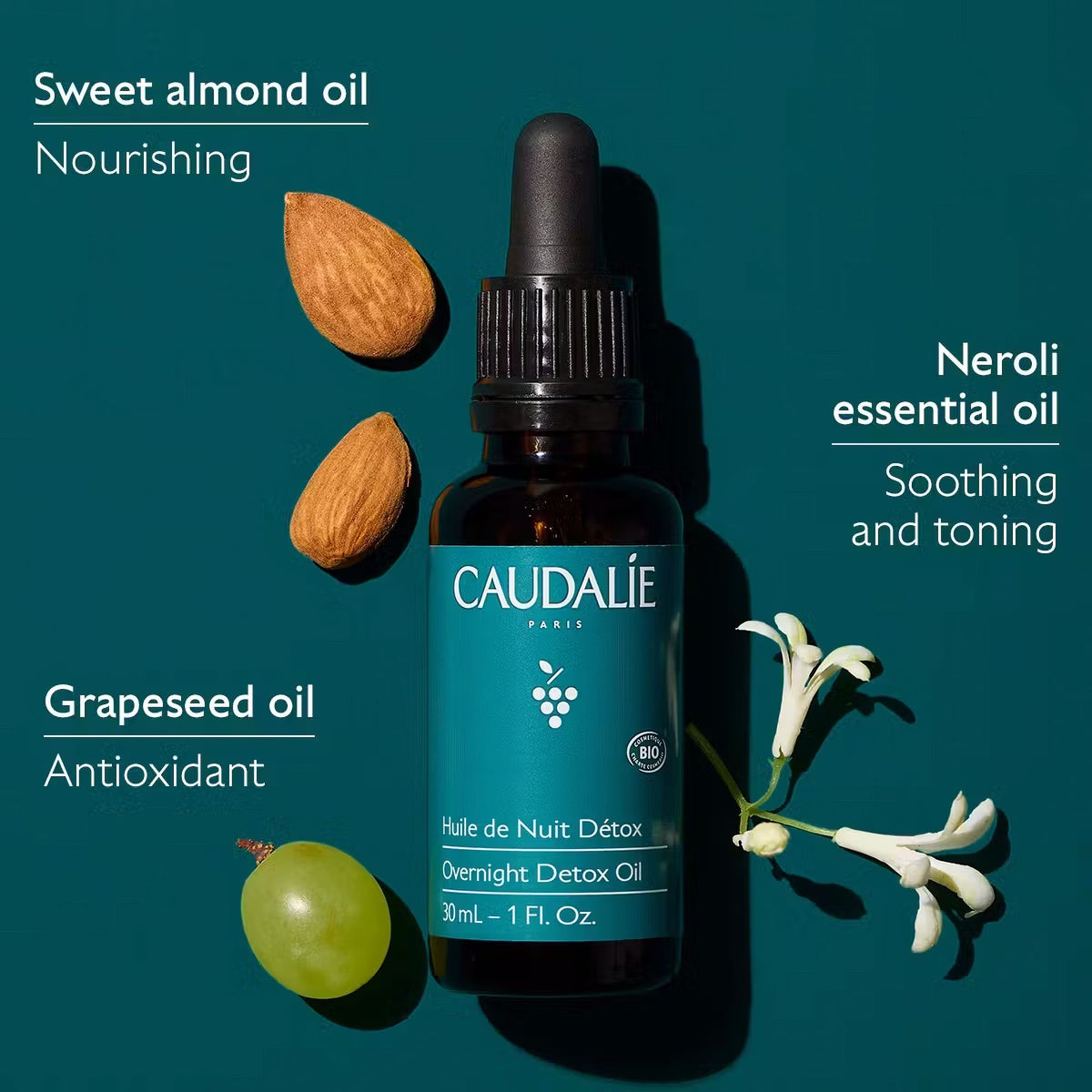 CAUDALIE Vinoclean Overnight Detox Oil