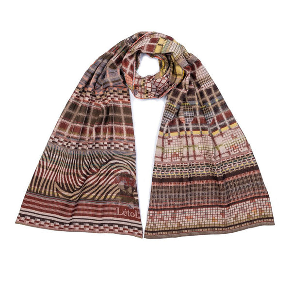LETOL Vulcian Scarf in Rust