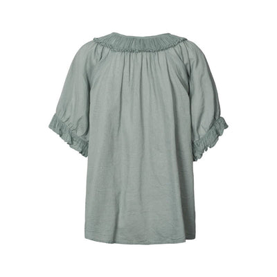 RABENS SALONER Dorita Cotton Angel Top in Sage