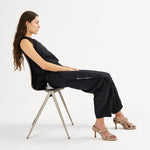 RABENS SALONER Afina Papery Pants in Black