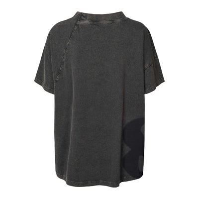 RABENS SALONER Ary Infinity Boxy T-Shirt in Caviar Black