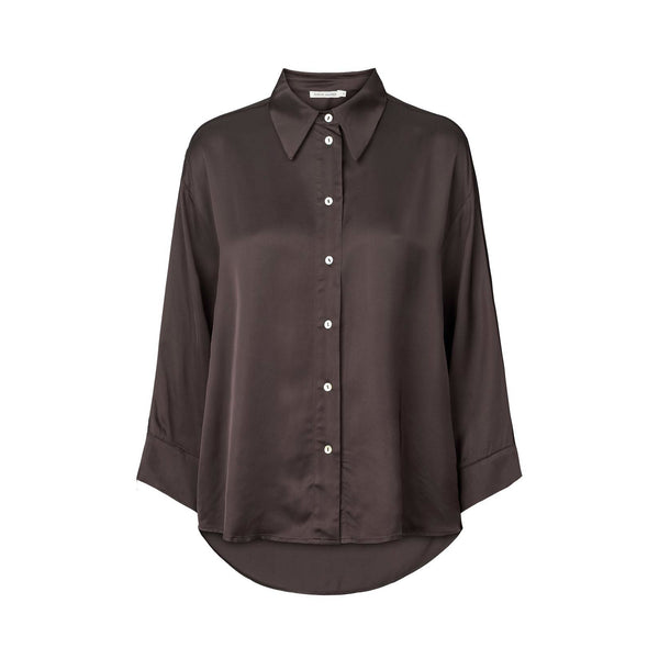 RABENS SALONER Lush Full Shirt in After Dark