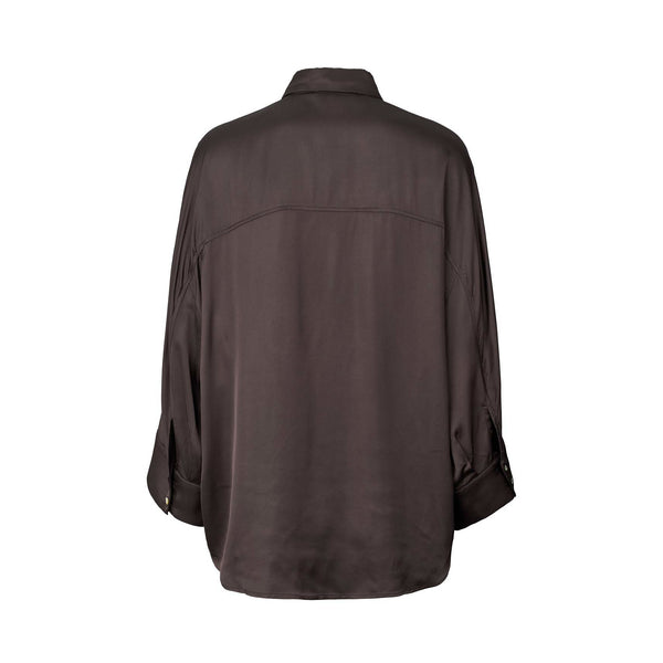 RABENS SALONER Lush Full Shirt in After Dark