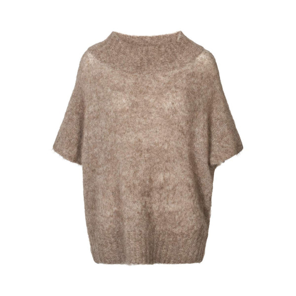 RABENS SALONER Asna Tunic Top in Mushroom