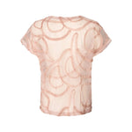 RABENS SALONER Gritt Scribble Tee in Blush