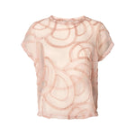 RABENS SALONER Gritt Scribble Tee in Blush