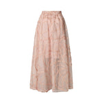 RABENS SALONER Silke Scribble Full Skirt in Blush