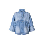 RABENS SALONER Donela Denim Jacket in Light/Denim