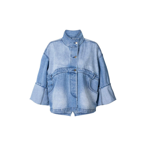 RABENS SALONER Donela Denim Jacket in Light/Denim
