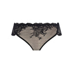 WACOAL Vivid Attraction High Leg Brief in Black