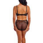 WACOAL Vivid Attraction High Leg Brief in Black