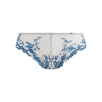 WACOAL Embrace Lace Tanga in Pastel Parchment/Blue Multi