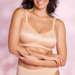 WACOAL Back Appeal Wire Free Bra in Rose Dust