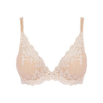 WACOAL Embrace Lace Plunge Bra in Nude